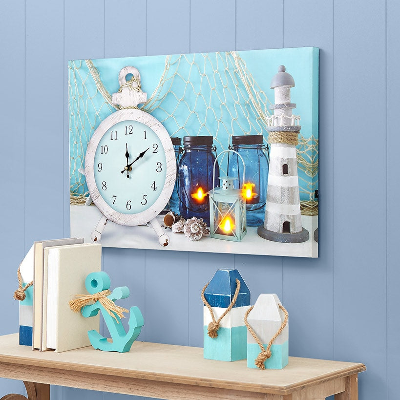 Themed Lighted Clock Wall Art#select-clock_lighthouse
