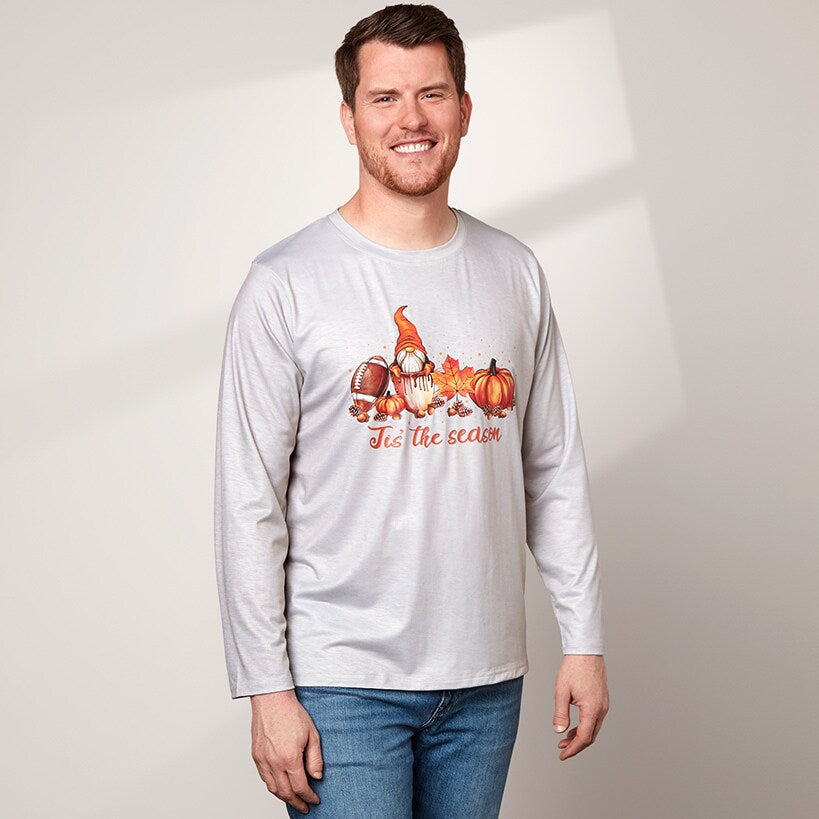 Men's Fall Long Sleeve T Shirt#select-color_gray