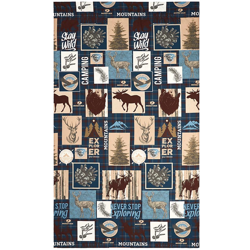 Mossy Oak Never Stop Exploring Window Panel 50" x 63" or 50" x 84"#select-size_50"-x-84"