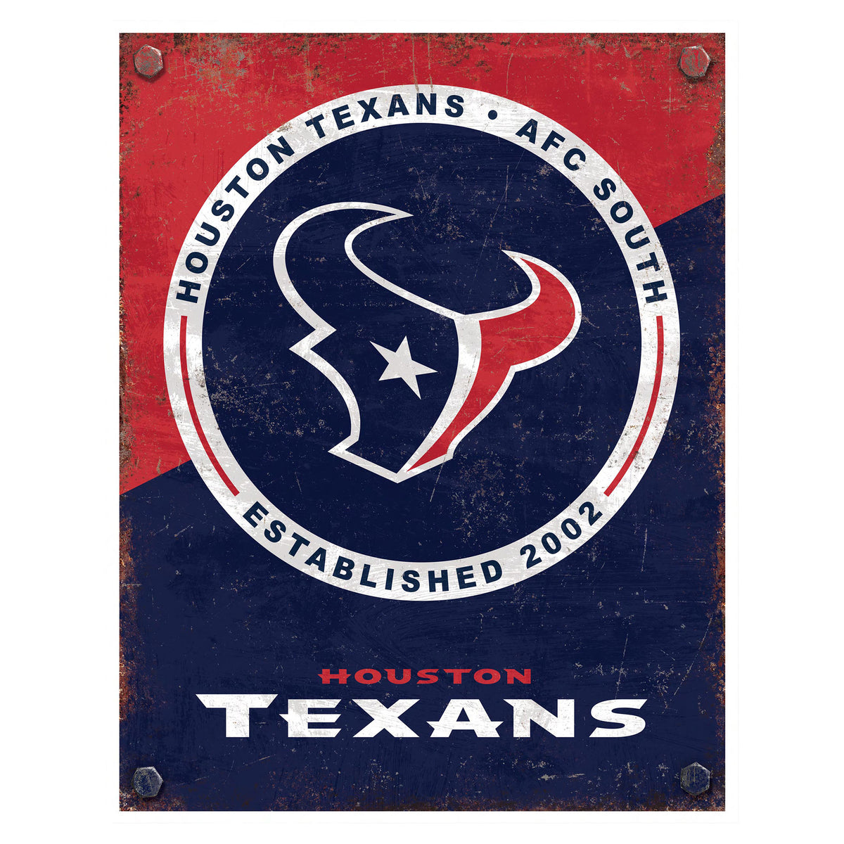 NFL Established Year Metal Sign