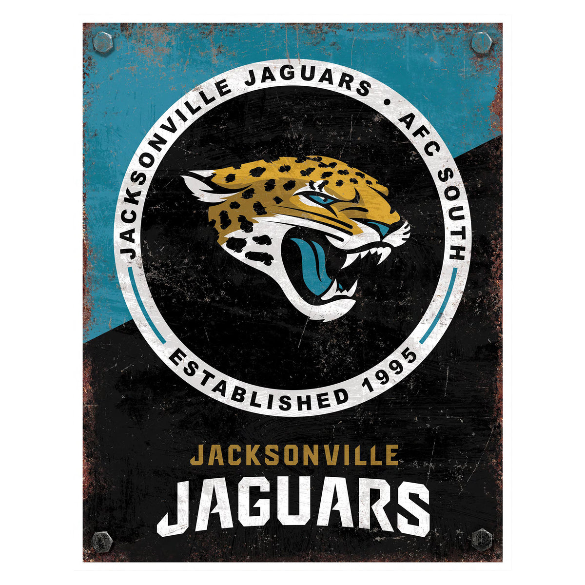 NFL Established Year Metal Sign