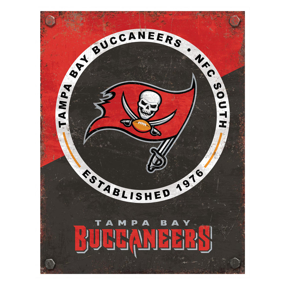 NFL Established Year Metal Sign