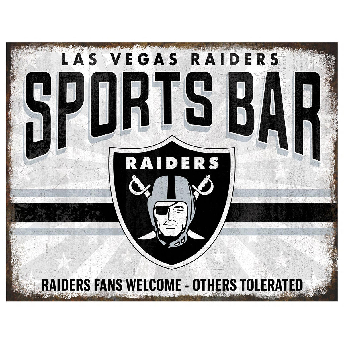 NFL Sports Bar Metal Sign