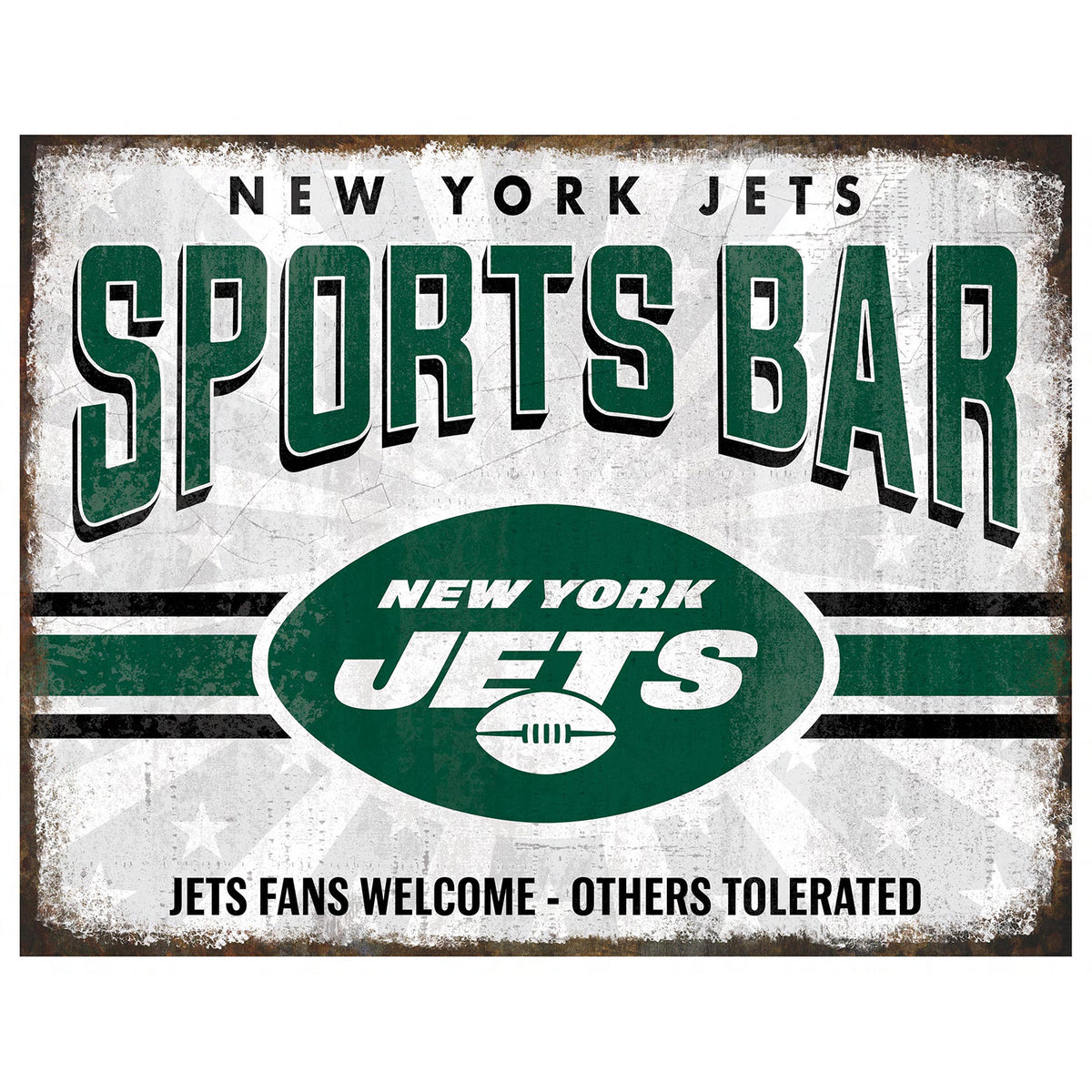 NFL Sports Bar Metal Sign