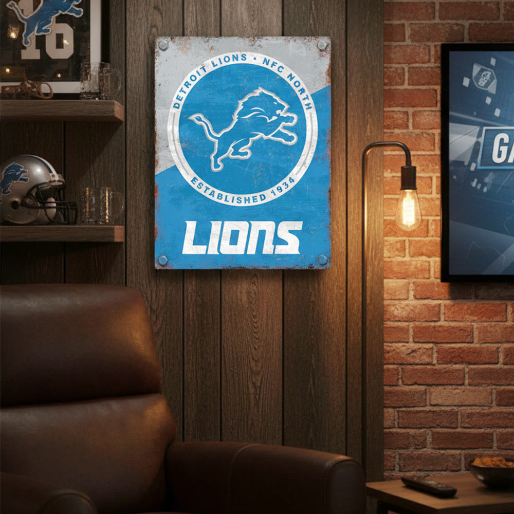 NFL Established Year Metal Sign