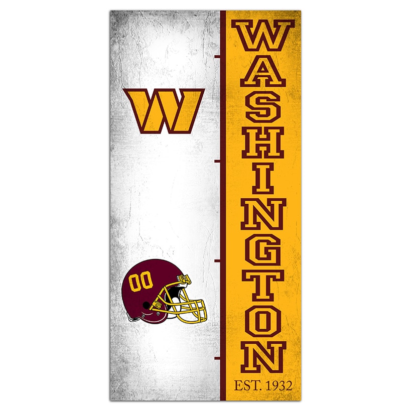 NFL Team Logo History Sign