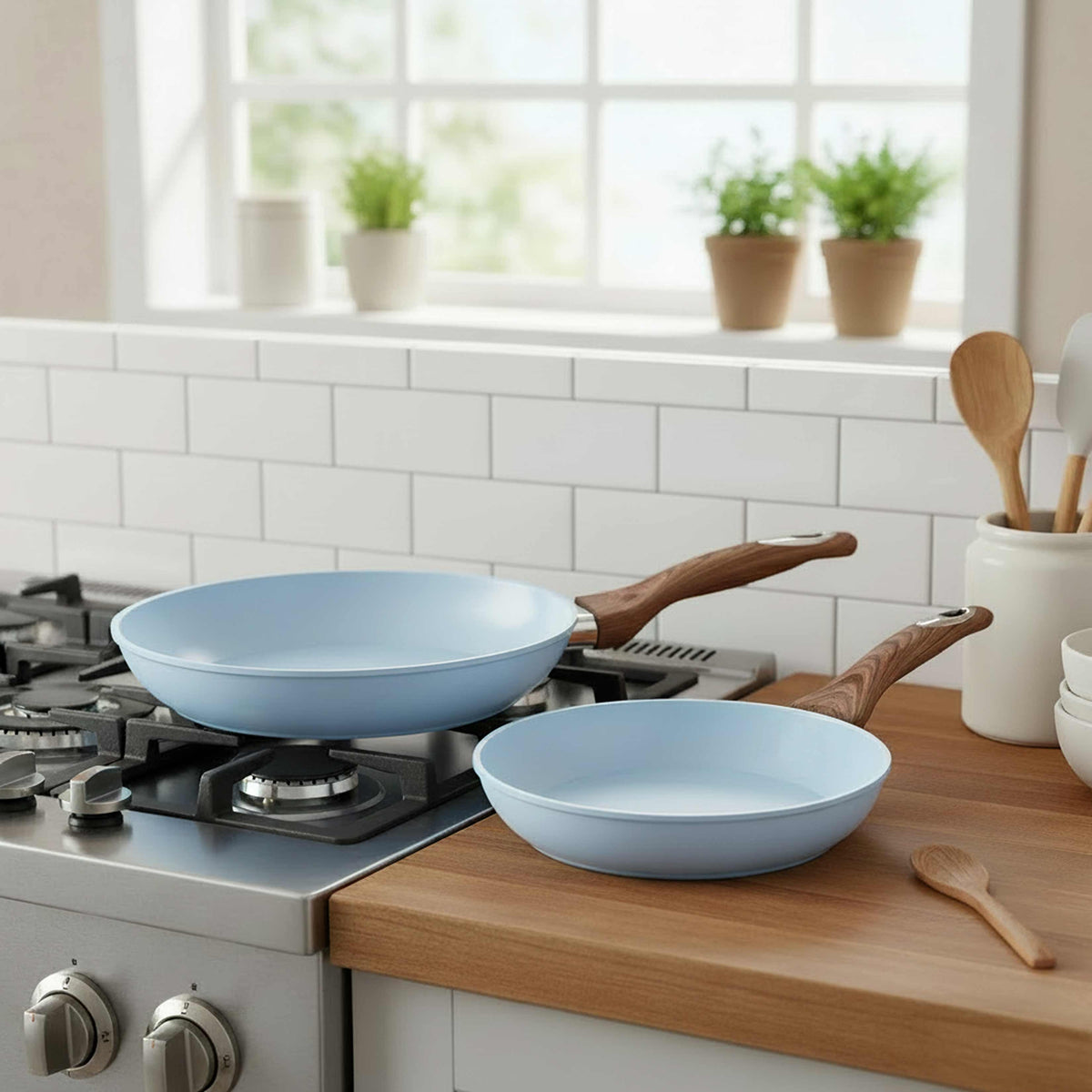 Phantom Chef Nonstick Ceramic Frying Pans - Set of 2