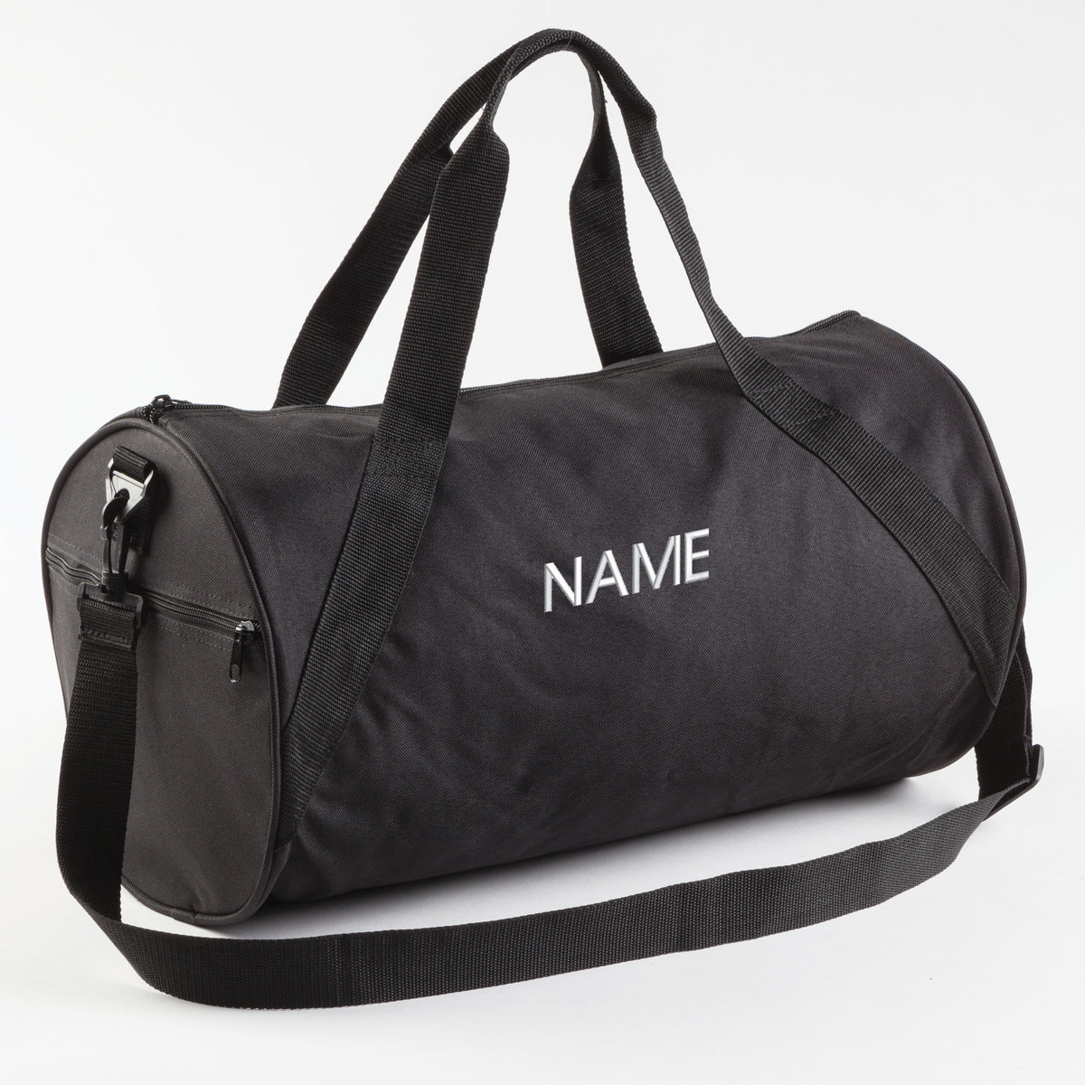Personalized Travel Bag with White Block Name