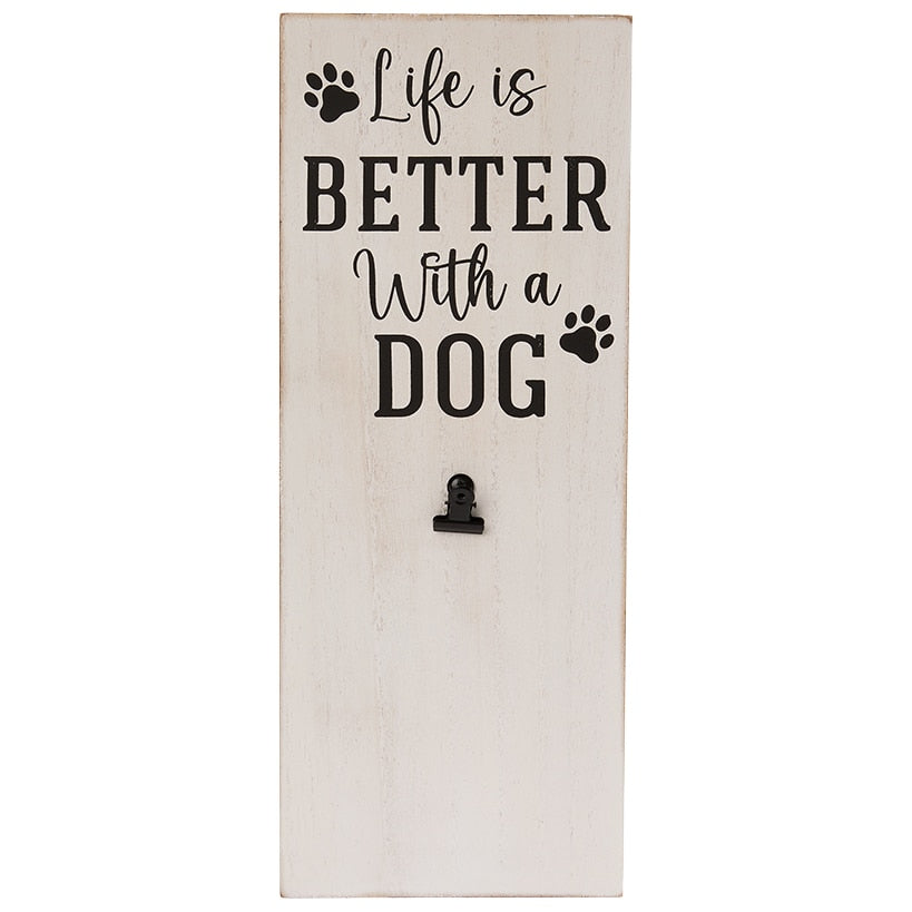 Cat and Dog Lover Wall Decor With Sentiment Or Frame