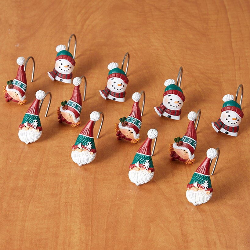 Petunia and Gnorme Winter Fun Bathroom Accessories#select-item_set-of-12-shower-hooks