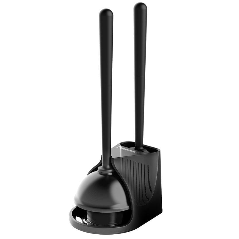 Plungeroo® Plunger & Toilet Scrubber Caddy