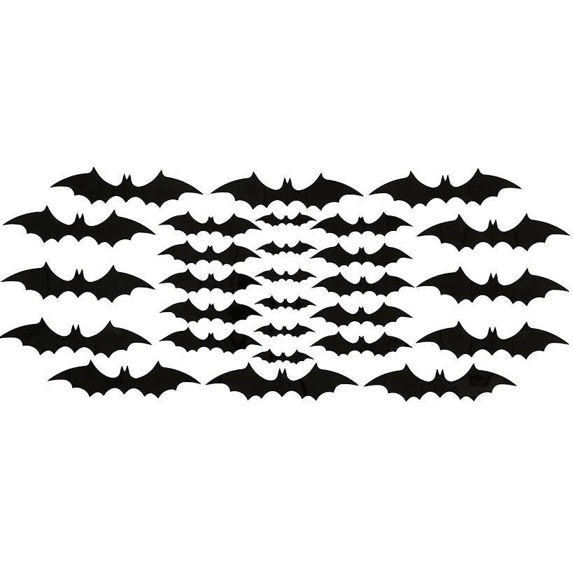 Halloween Bat Decor - 28 Piece Set