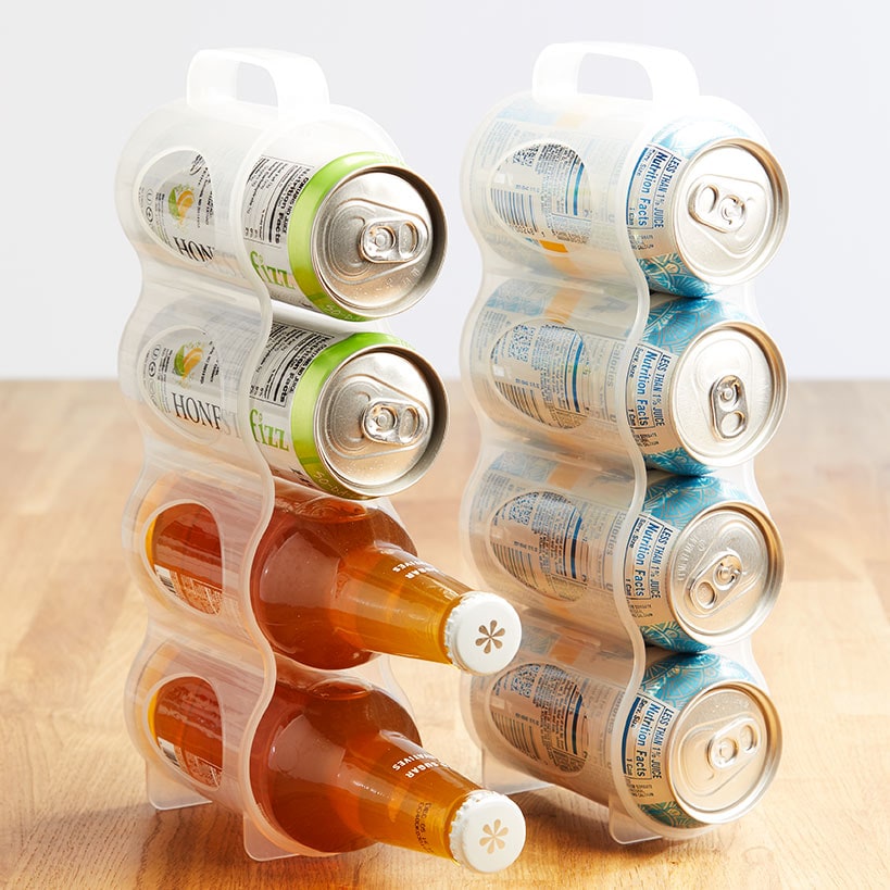 Beverage Can Space Savers for Refridgerator - Set of 2