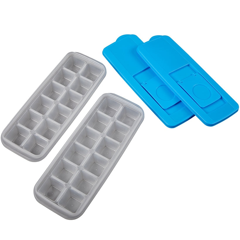 Covered Ice Trays 2 Pack