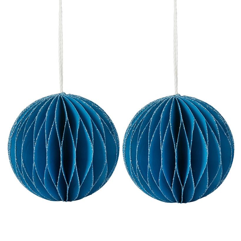 Shaped Paper Ornaments Set of 2