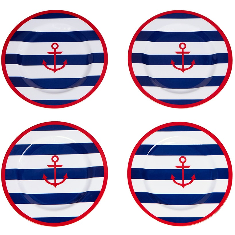 Nautical Melamine Dinnerware Collection