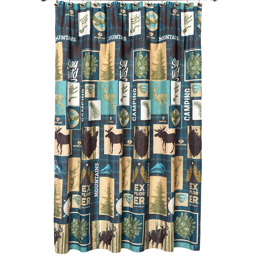 Mossy Oak Never Stop Exploring Window Panel 50" x 63" or 50" x 84"