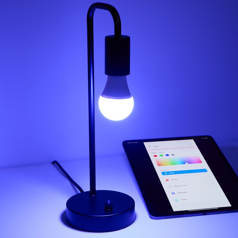 Smart LED Bulb Voice And App Controlled Dimmable 16 Million Colors