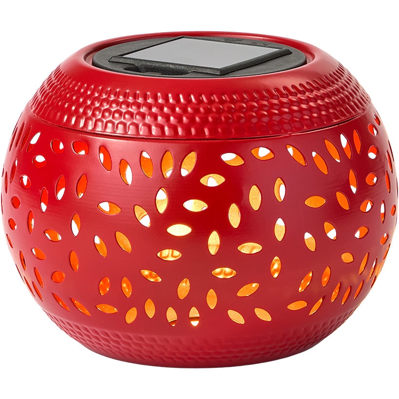 Solar Cutout Shadow Cast Round Table Lanterns