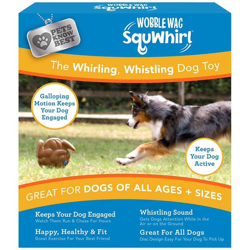 Pet Knows Best™ SquWhirl™ Dog Toy - Fun Whistling Disc for Endless Playtime