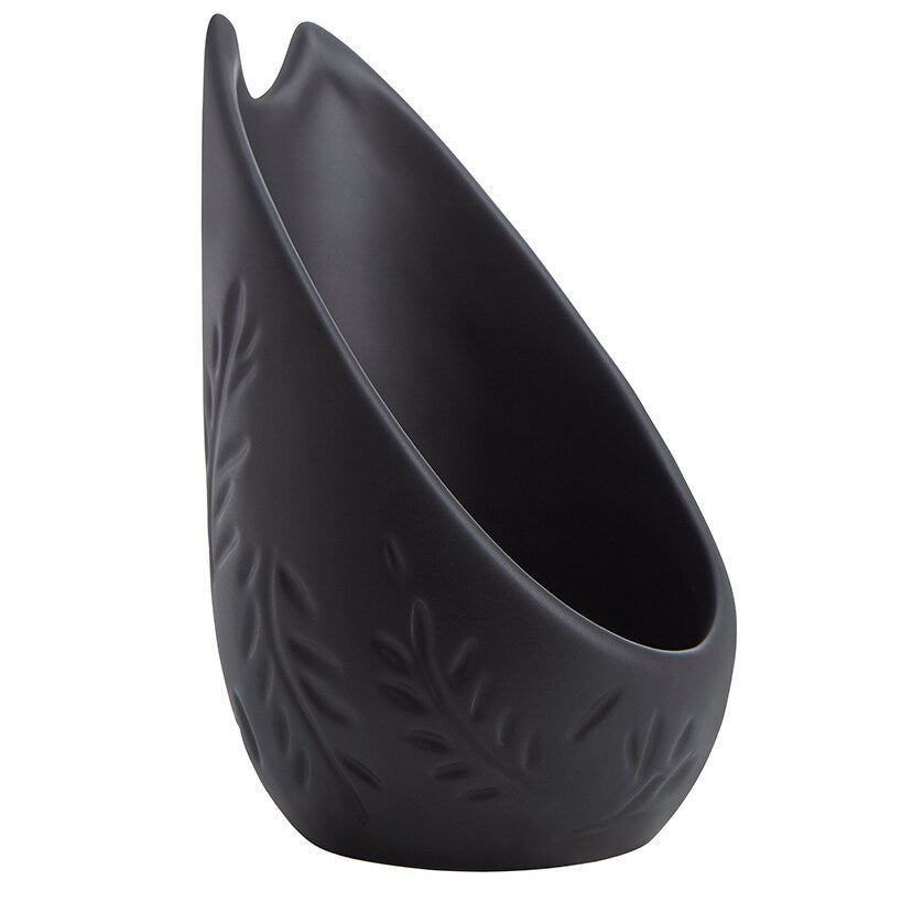 Embossed Upright Spoon Rest Utensil Holder