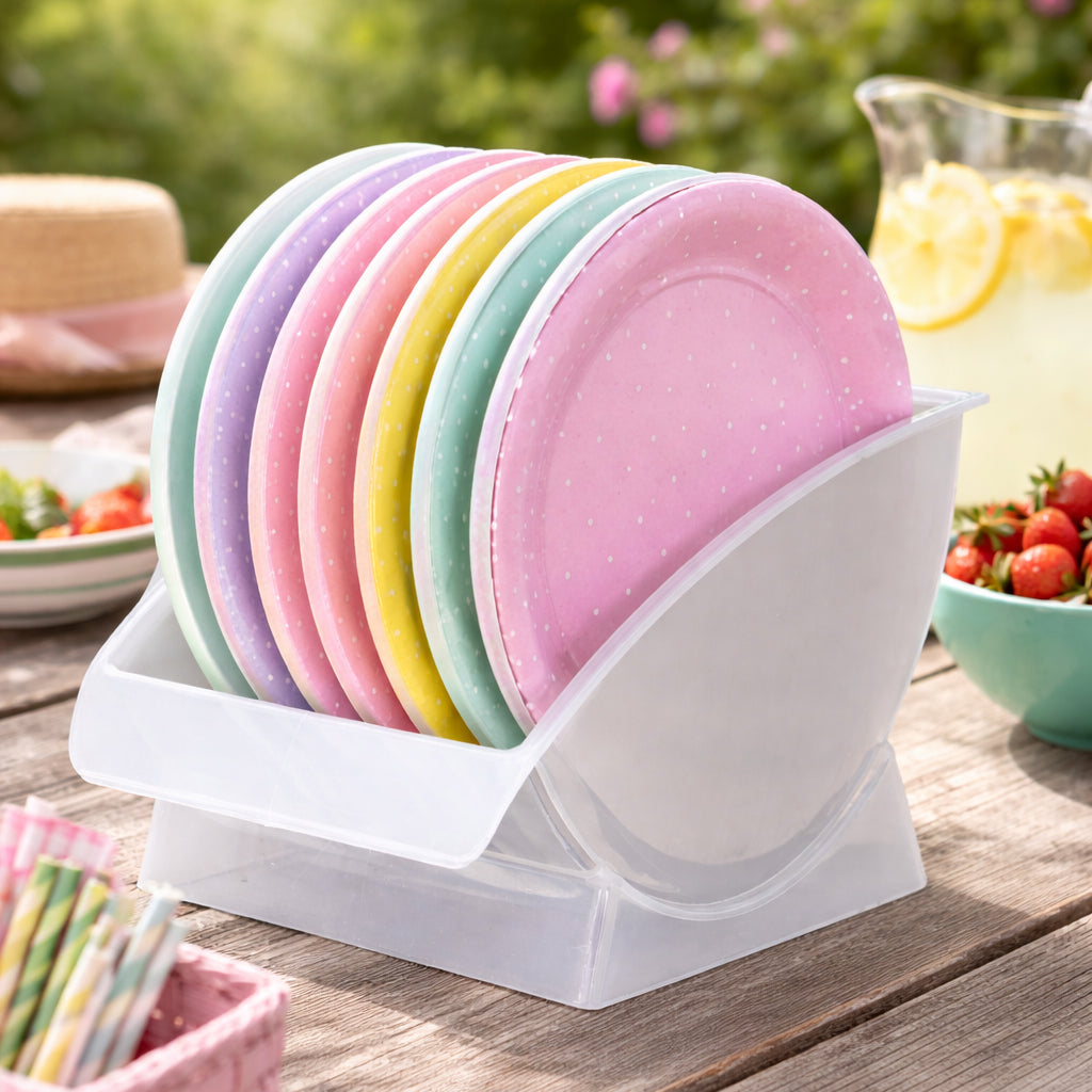 Vertical Salad Plate Rack