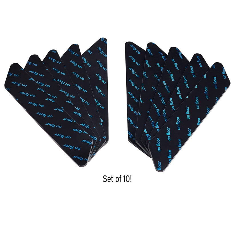 Rug Grippers 10-Pc. Set-No Sticky Residue, Reusable, and Premium Adhesive