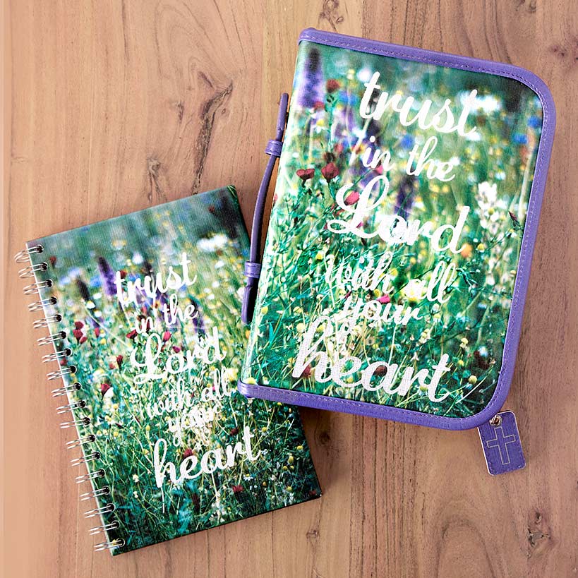 Bible Cover or Matching Notebook