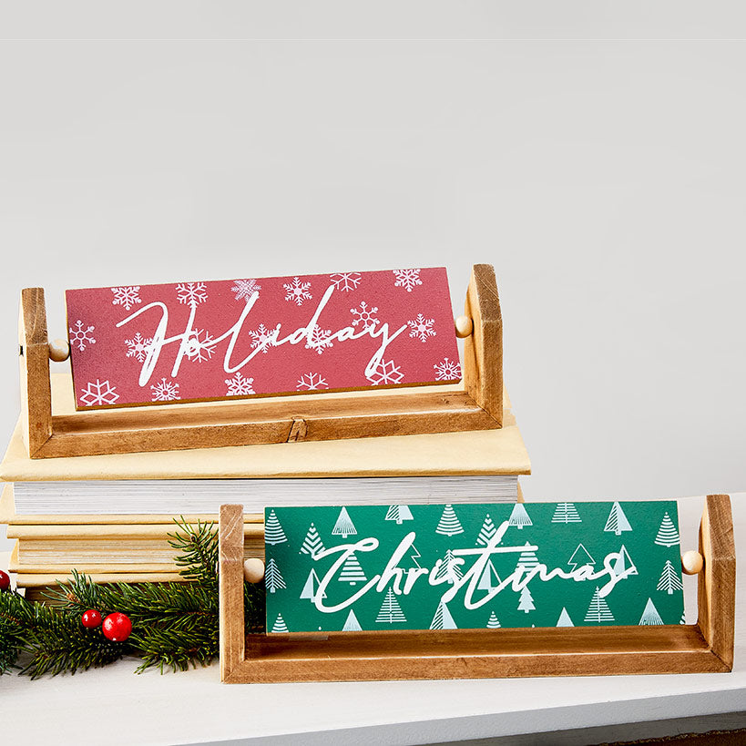 Spinning Double-Sided Signs