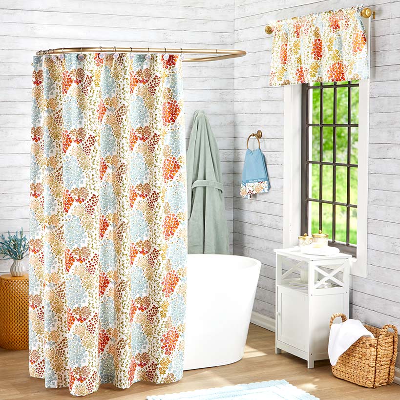 Watercolor Floral Bath Collection