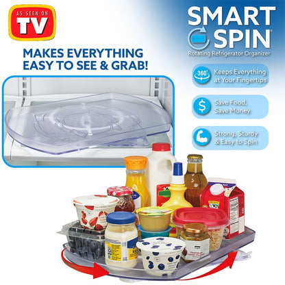 Smart Spin® - Rotating Refrigerator Organizer