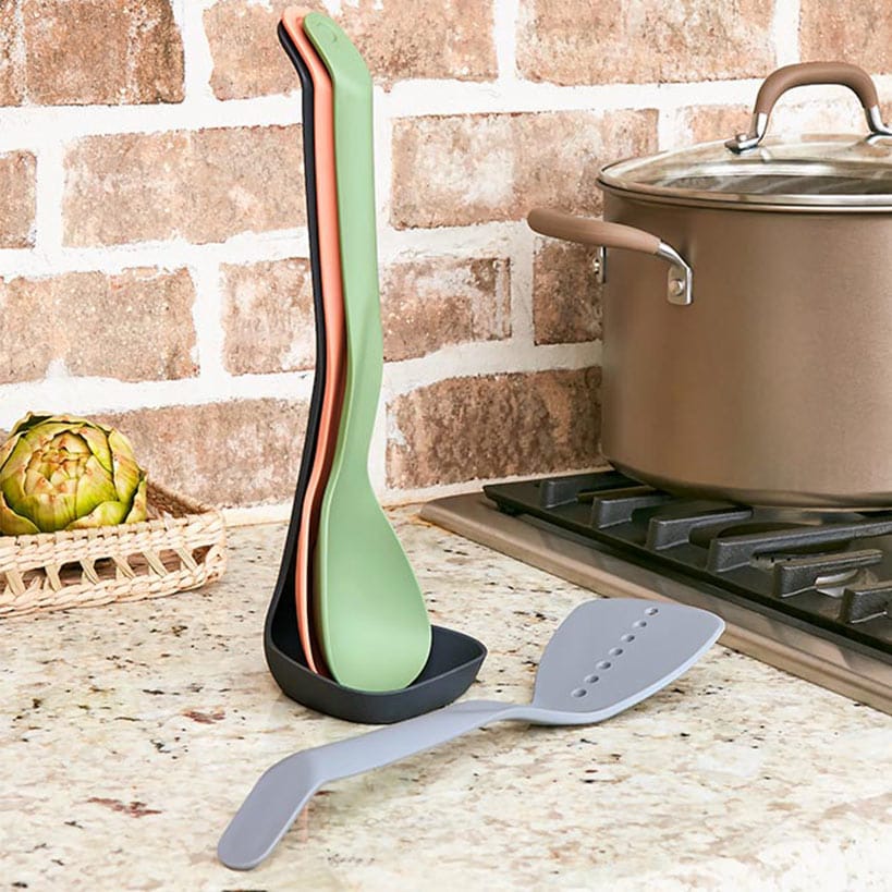 Magnetic Kitchen Utensil Set - Ladle, Spoon, Spatula