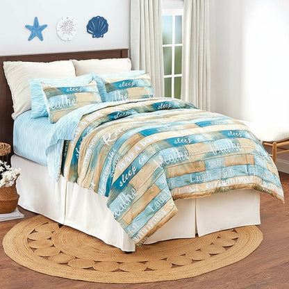 Vacation Rules Queen or King Complete Comforter Set