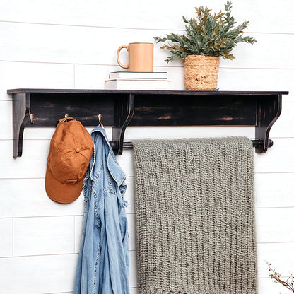 Quilt Rack with Hooks