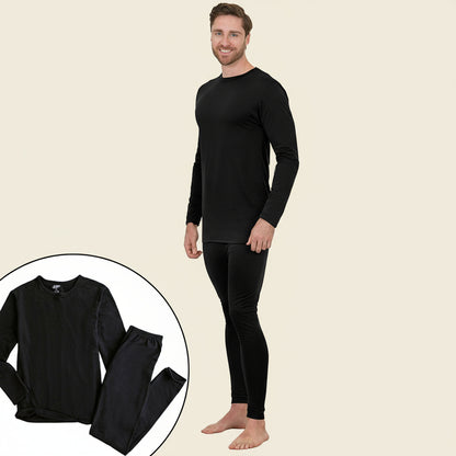 Men's Thermal Long Johns Set - Long Sleeve Top and Pants