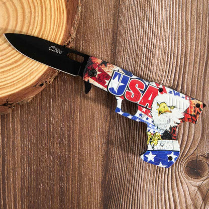 USA Eagle Gun Liner Lock Knife