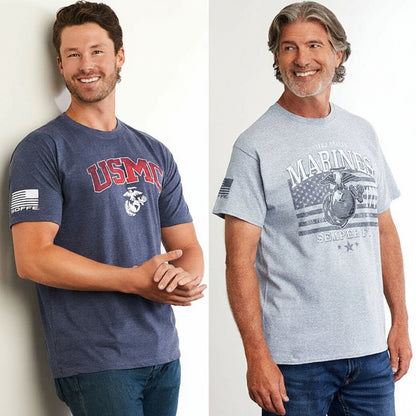Men's U.S. Marines Short Sleeve Graphic T-Shirt