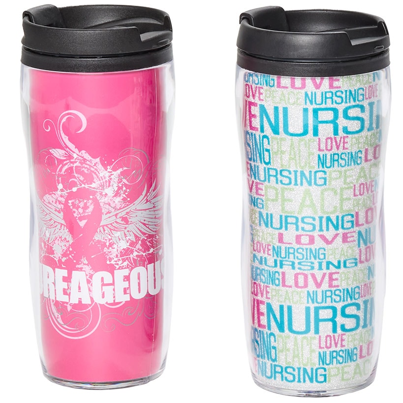 Breast Cancer Awareness Travel Mug