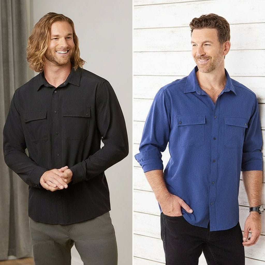 Men's Button-Up Long Sleeve Shirt