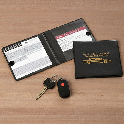 Auto Registration and Insurance Card Holder Set of 2