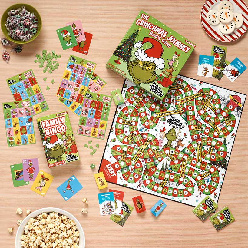 The Grinchmas Journey Board Game Or Family Bingo