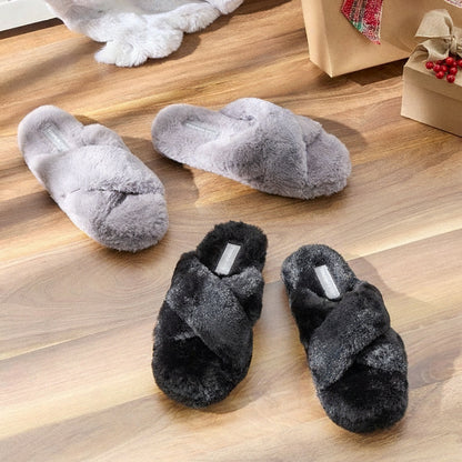 Women's Tempur-Pedic® Sloann Faux Fur Slippers