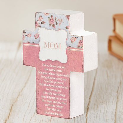 Mother's Day Cross With Cherish Sentiment