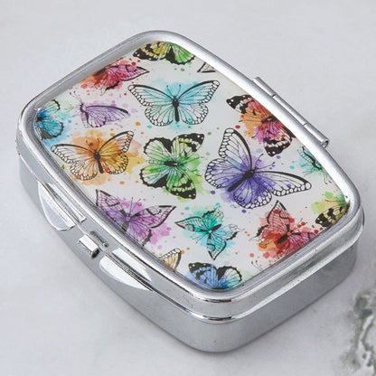 Pill Box 2 Compartment Medicine Pill Case