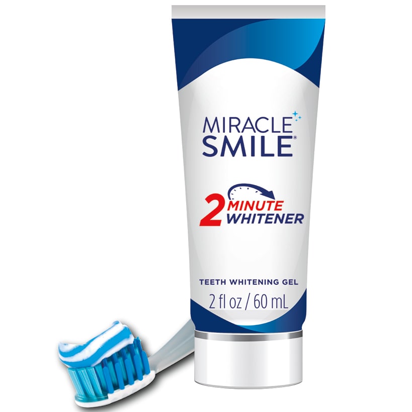 Miracle Smile® Teeth Whitening Gel - 2 Shades Whiter in 2 Minutes