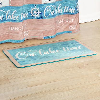 Lake Time Memory Foam Bath Rug