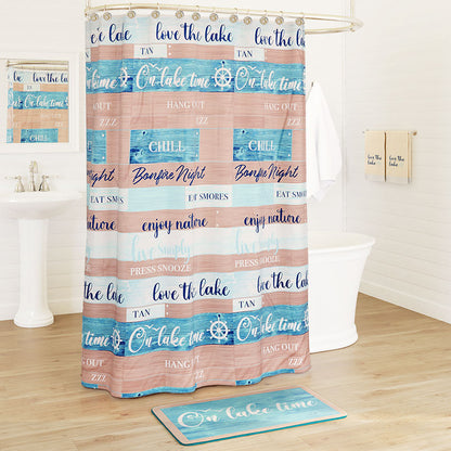Lake Time Shower Curtain