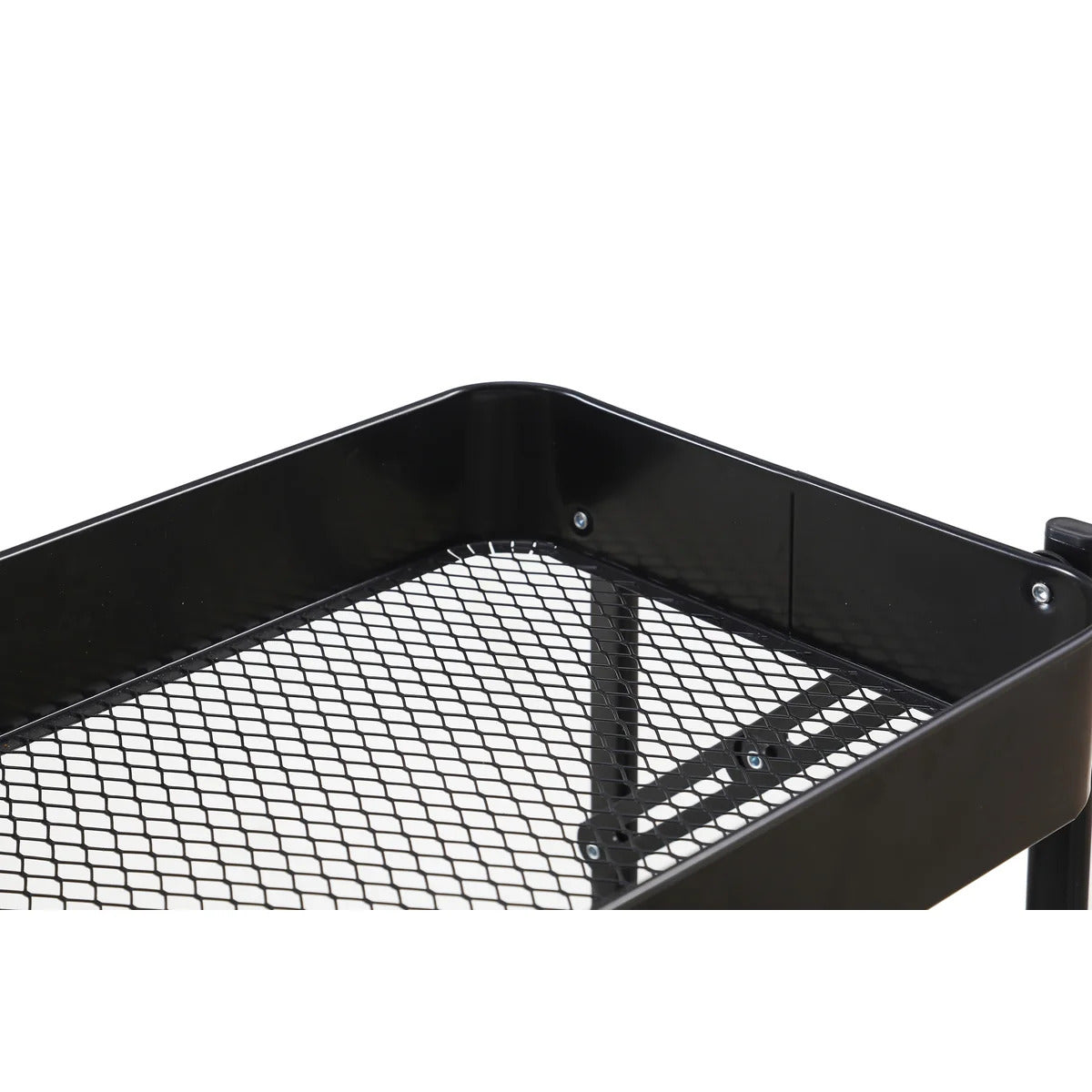 3-Tier Rolling Metal Storage Organizer Mobile Utility Cart