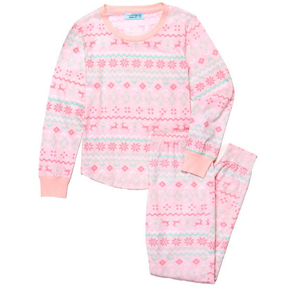 Women's Fair Isle Knit Pajama Set