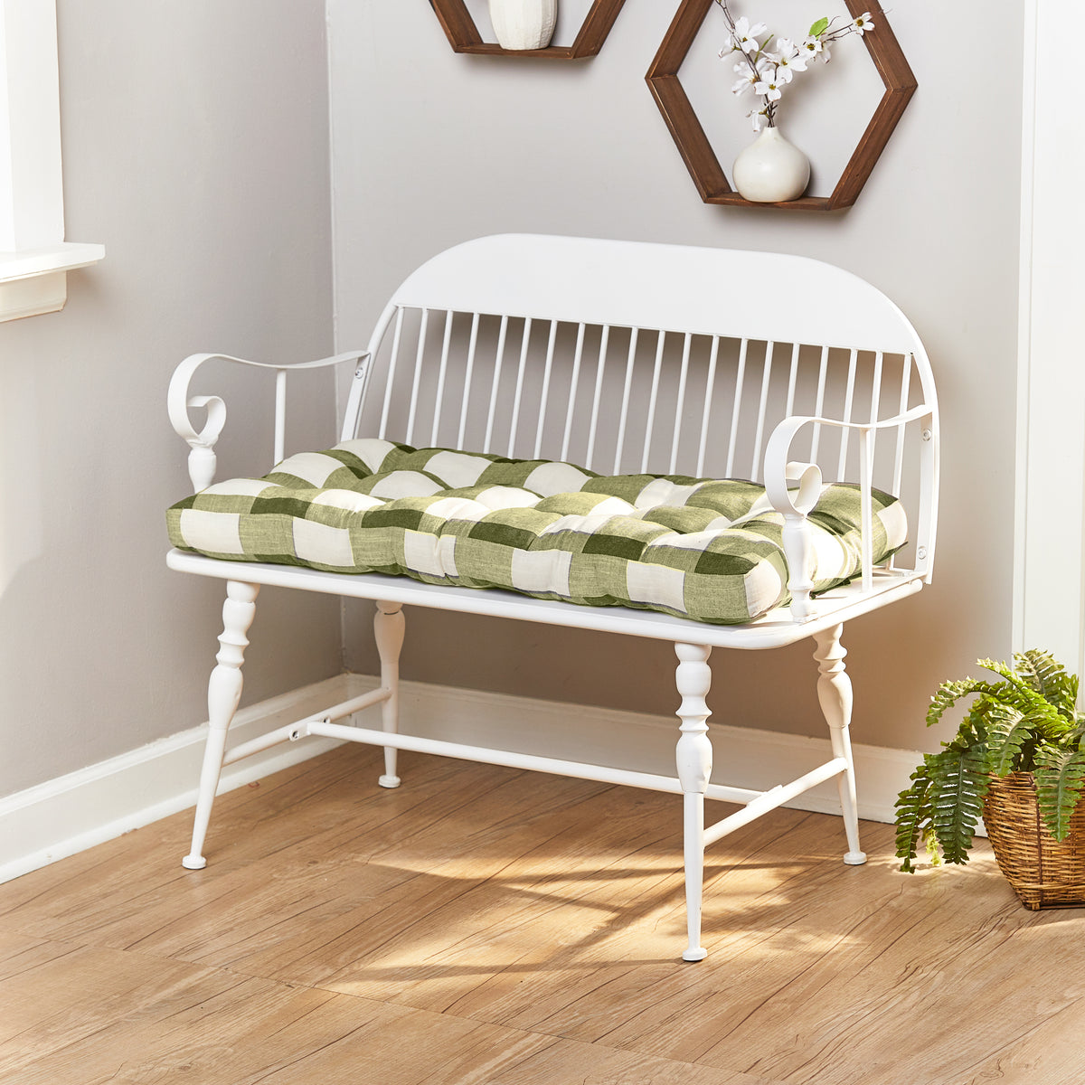 Buffalo Check Bench Cushion